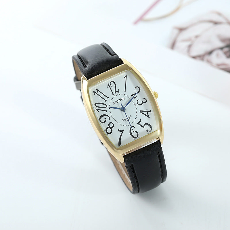 Reloj de pulsera cuadrado para hombre