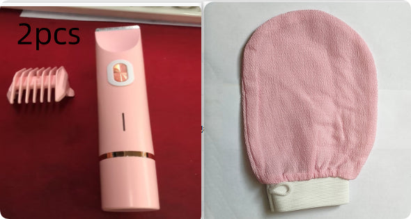 Depiladora eléctrica 2 en 1 para mujer,  doble cabezal