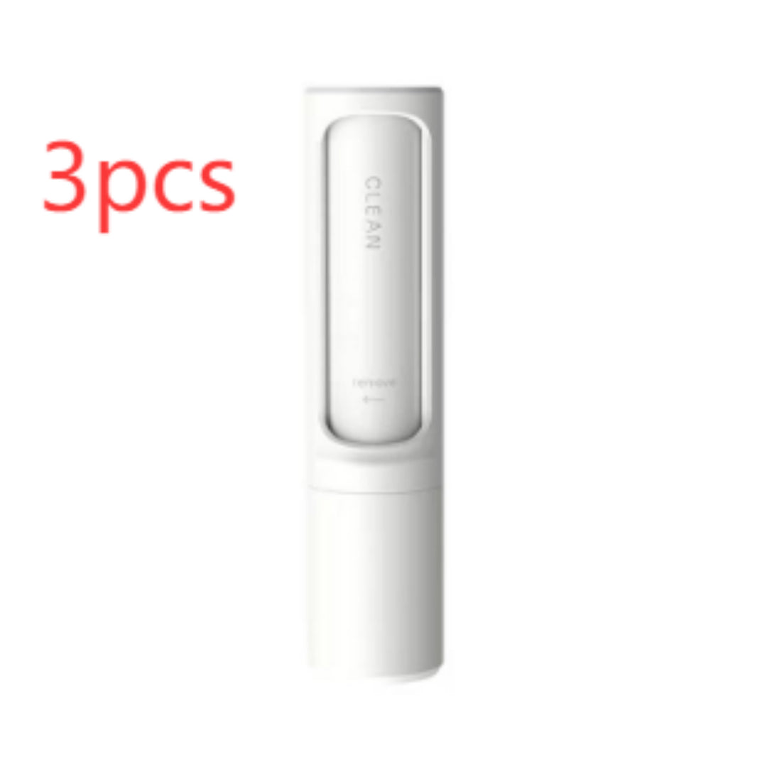 Cepillo quita pelusas reutilizable 2 en 1 para mascotas, rodillo quita pelusas