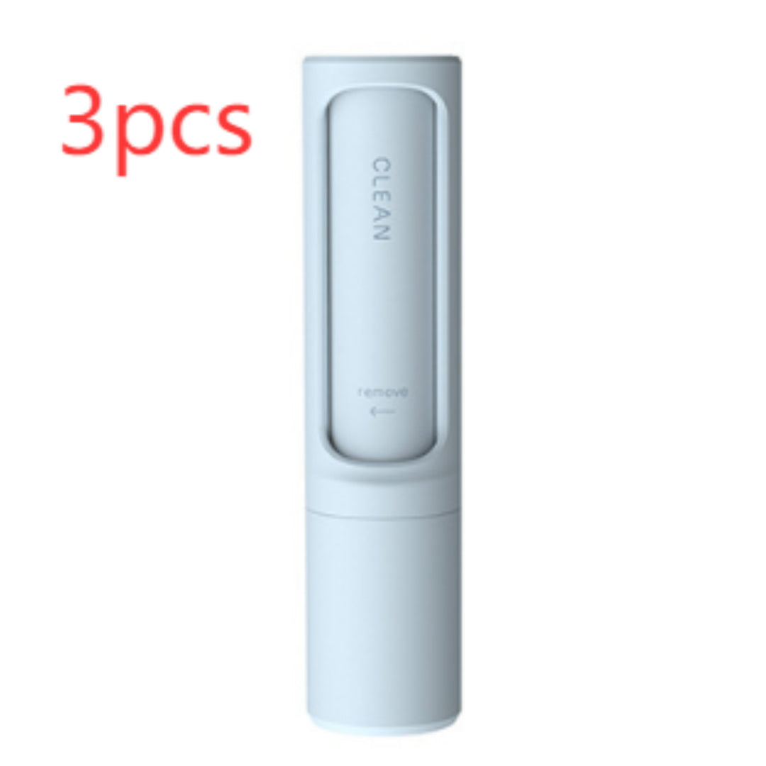 Cepillo quita pelusas reutilizable 2 en 1 para mascotas, rodillo quita pelusas