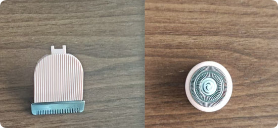 Depiladora eléctrica 2 en 1 para mujer,  doble cabezal