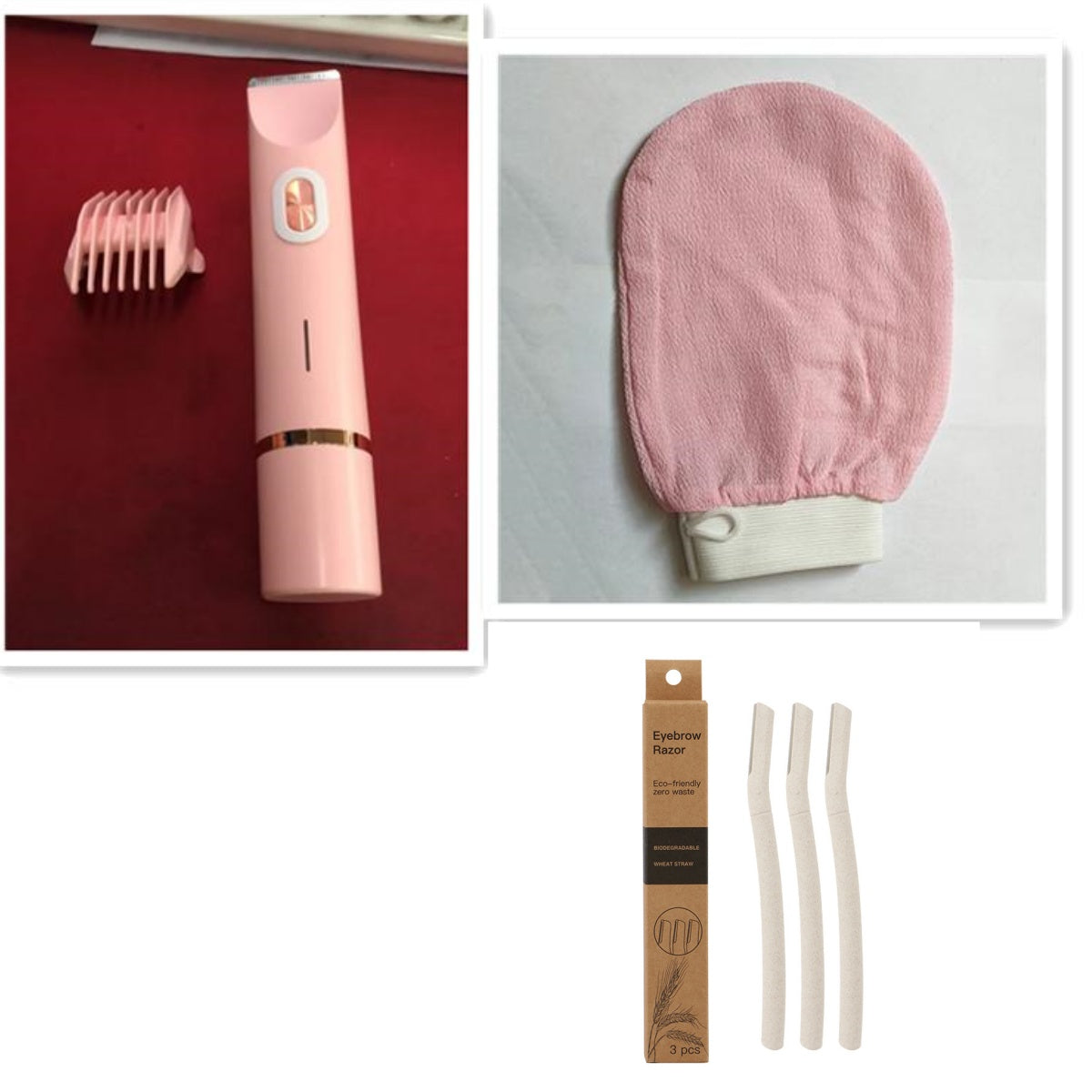 Depiladora eléctrica 2 en 1 para mujer,  doble cabezal