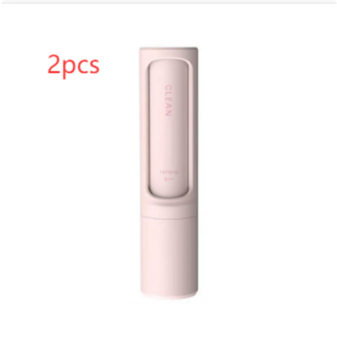 Cepillo quita pelusas reutilizable 2 en 1 para mascotas, rodillo quita pelusas